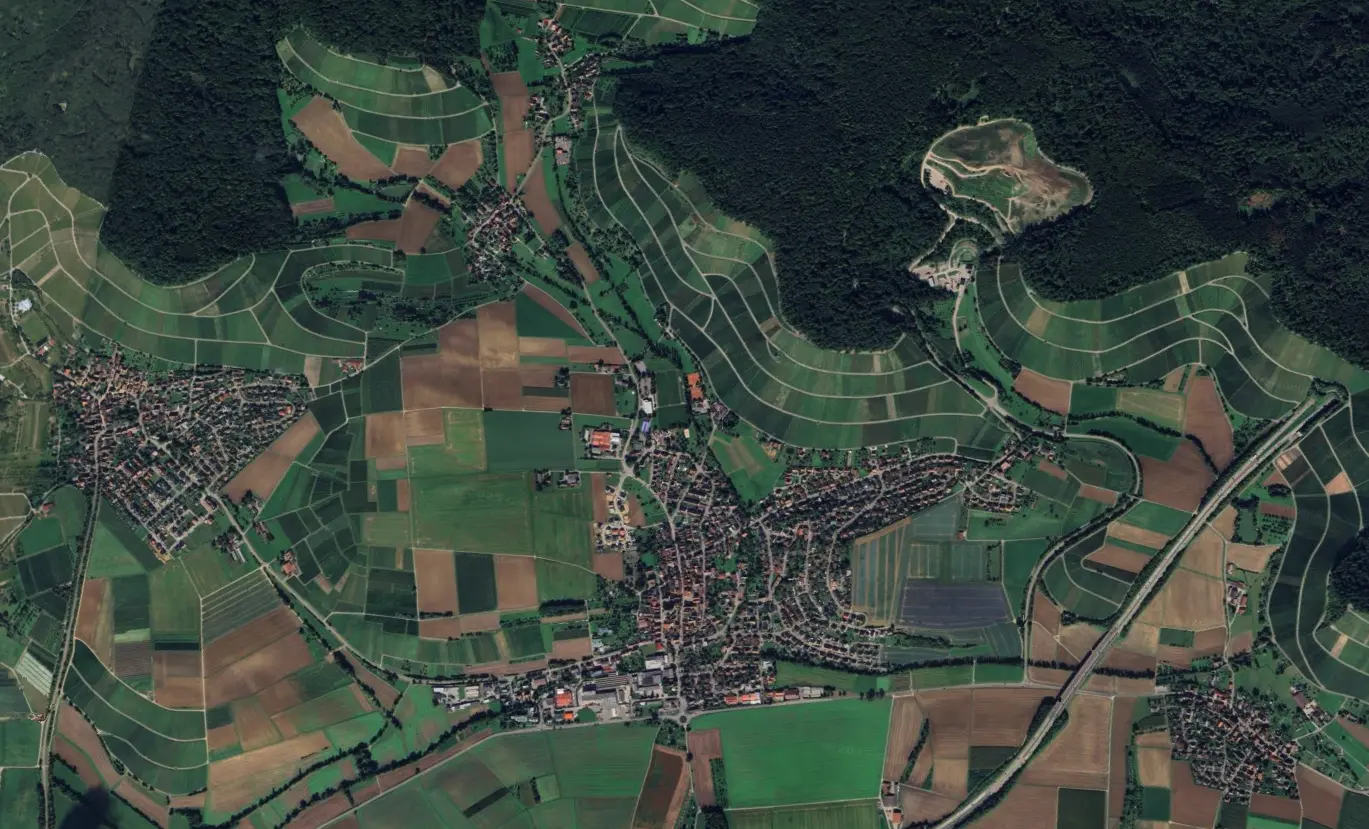 die Ketels - Heizung-Installationen in und um Eberstadt Satellitenkarte von Eberstadt